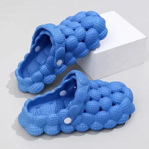 amazon Blue Crocs Bubble Slides